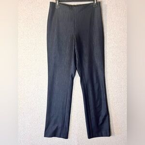 Sioni “denim” look dress pants high waist rise straight leg